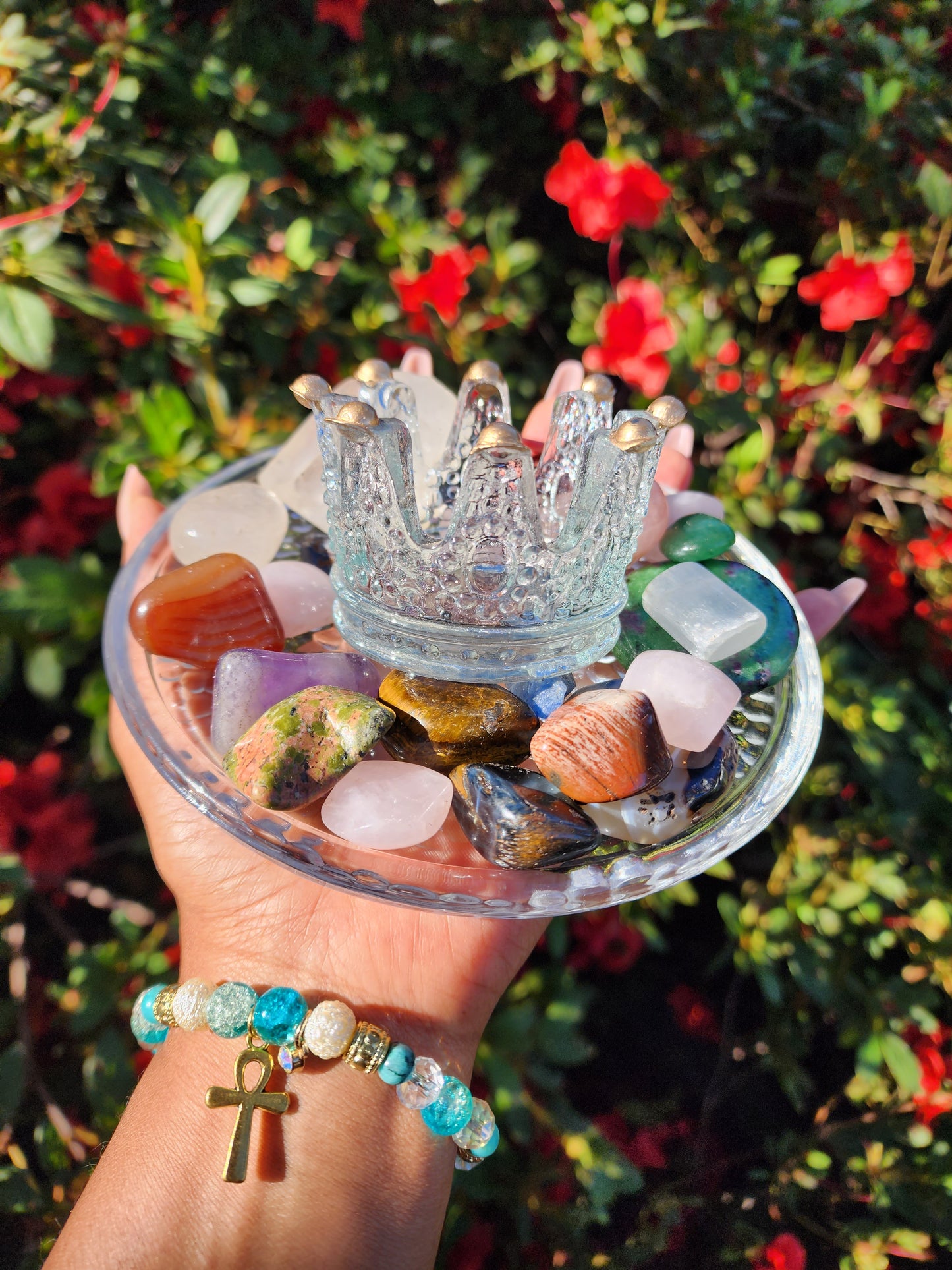 Glass Crown Holder