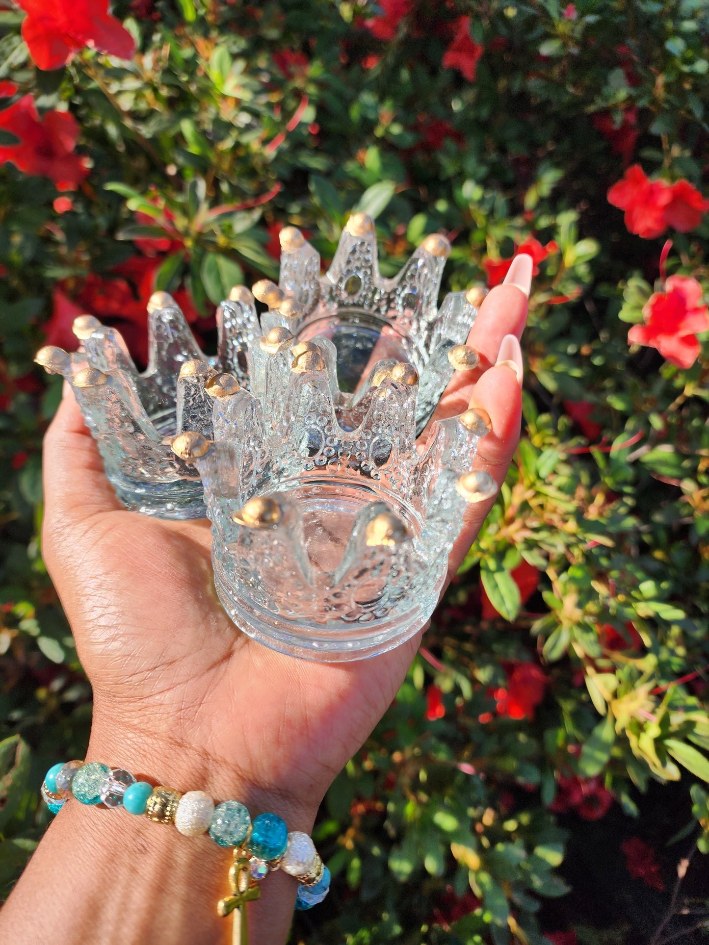 Glass Crown Holder