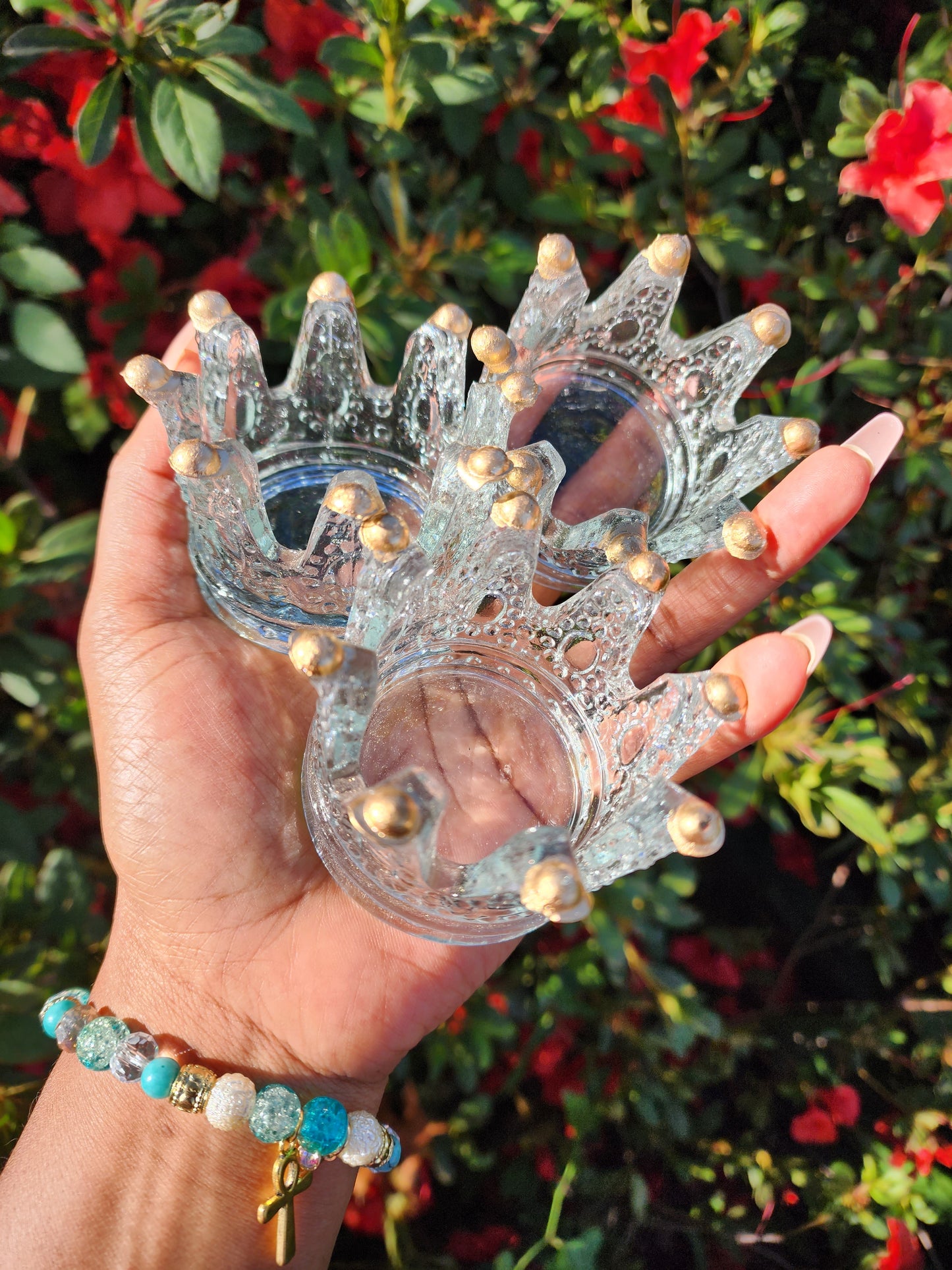 Glass Crown Holder