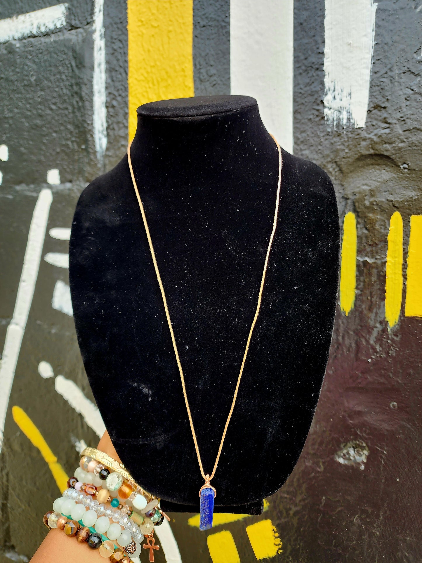 Lapis Lazuli Cord Necklace