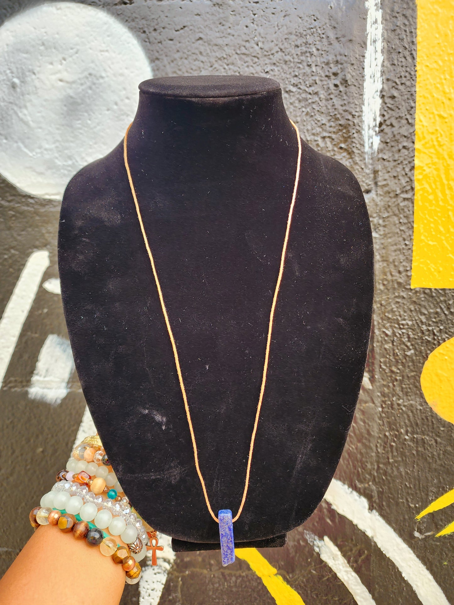 Lapis Lazuli Cord Necklace