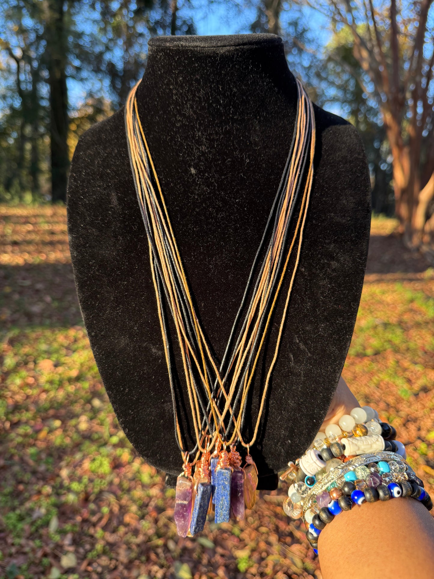 Copper and Lapis Lazuli Neckace