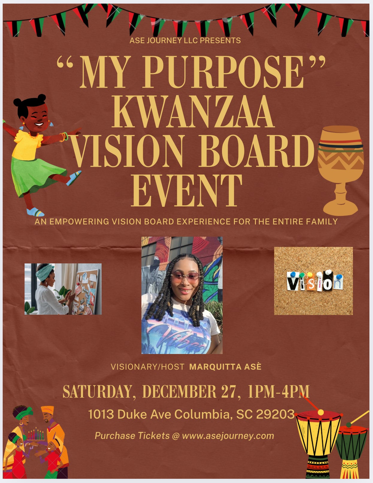 “My Purpose” Kwanzaa Vision Board Event